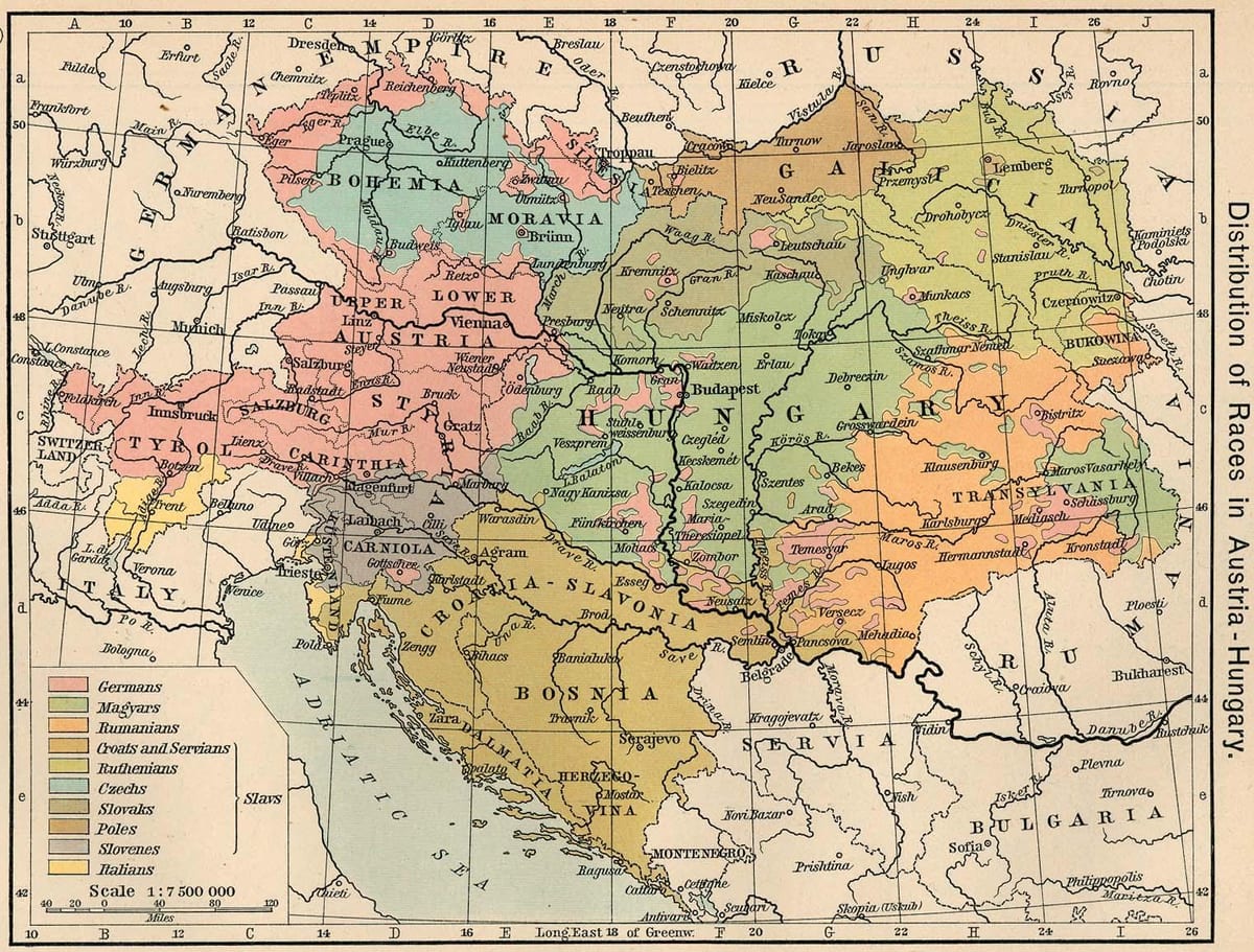 1900 yılında Avusturya Macaristan göster