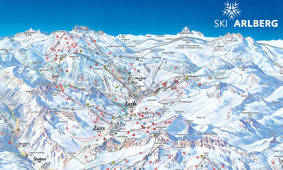 arlberg Avusturya göster 