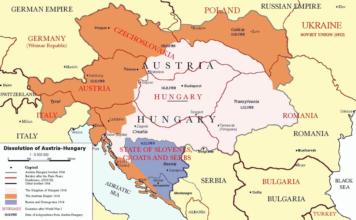 1900 yılında Avusturya Macaristan göster