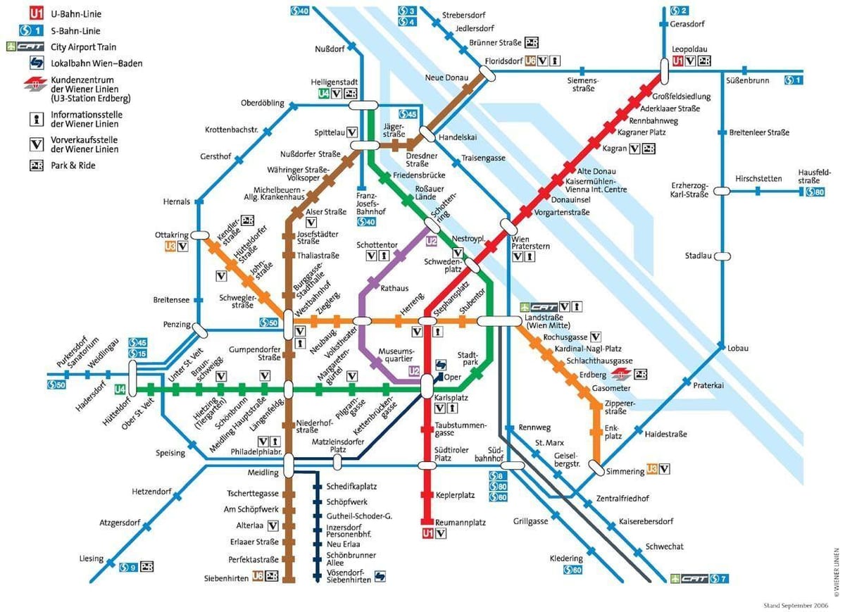 Avusturya metro haritası