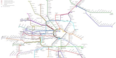 Avusturya Viyana metro haritası